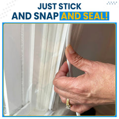 DIY Interior Storm Window Kits with Reusable Heavy Duty 6 Mil PVC Clear Vinyl Sheet