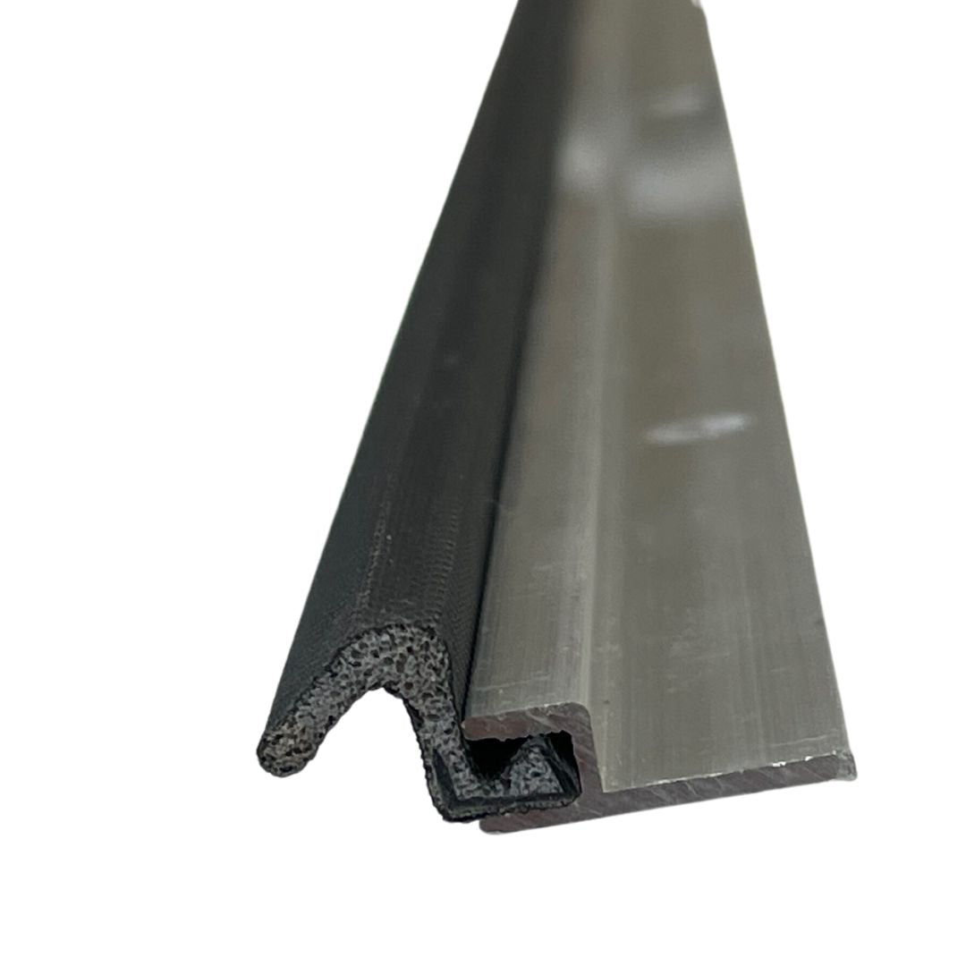 Door Weatherstripping Kit. Low Profile, Aluminum with Foam Insert Ruxeco