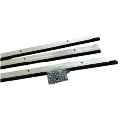 Door Weatherstrip Kit. Aluminum Carrier with Foam Insert