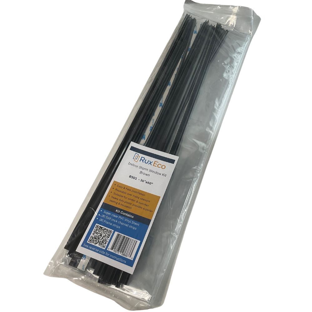 RuxEco Window Inserts - Reusable Storm Window Insulation Kit for Winter & Summer