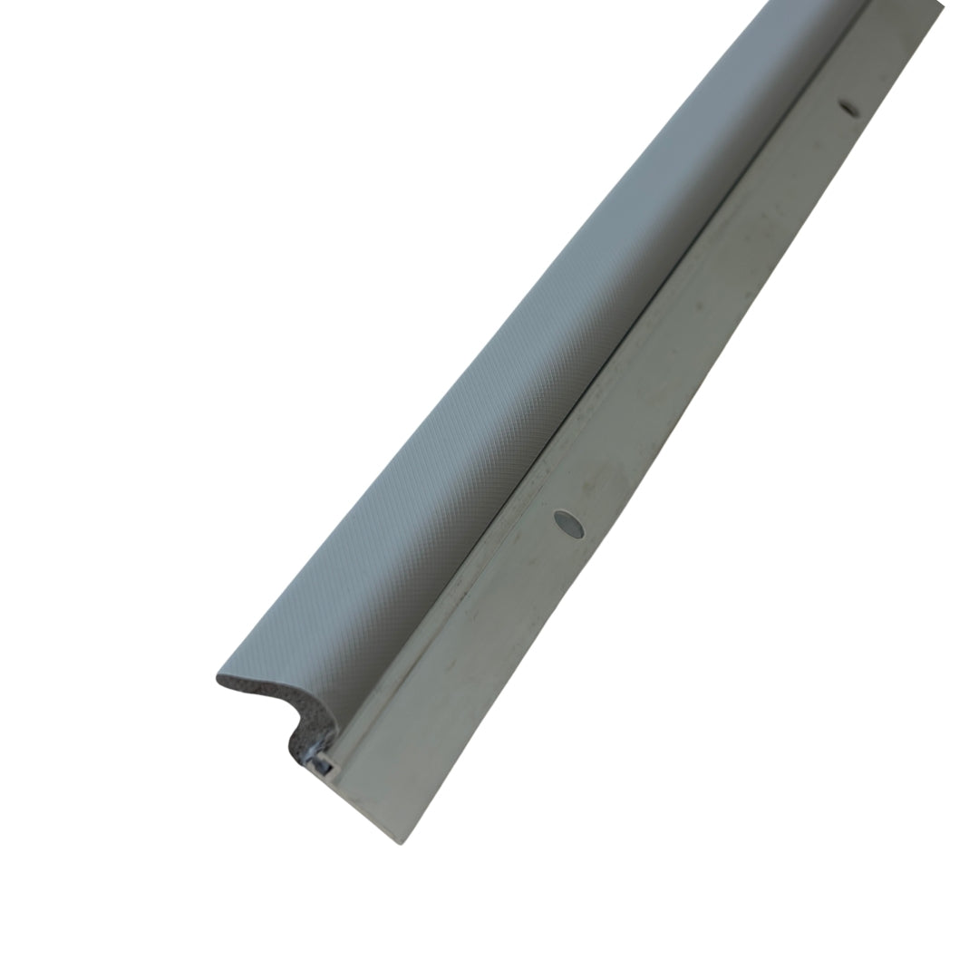 Door Weatherstrip Kit - Screw-On Aluminum Door Sealer with Foam Insert